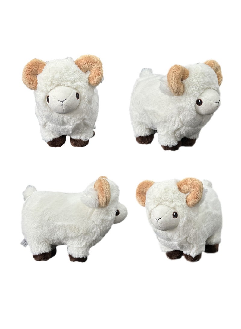 عام جديد كابرا دي peluche لطيف الماعز أفخم لعبة دمية للعائلة والأصدقاء (18cm) - Image 1