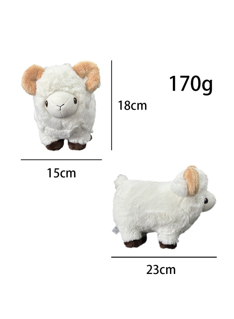 عام جديد كابرا دي peluche لطيف الماعز أفخم لعبة دمية للعائلة والأصدقاء (18cm) - Image 2