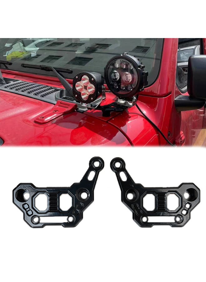 Generic - Dual-Layer A-Pillar Light Mount Bracket for JEEP Wrangler JL Modifications - Image 1