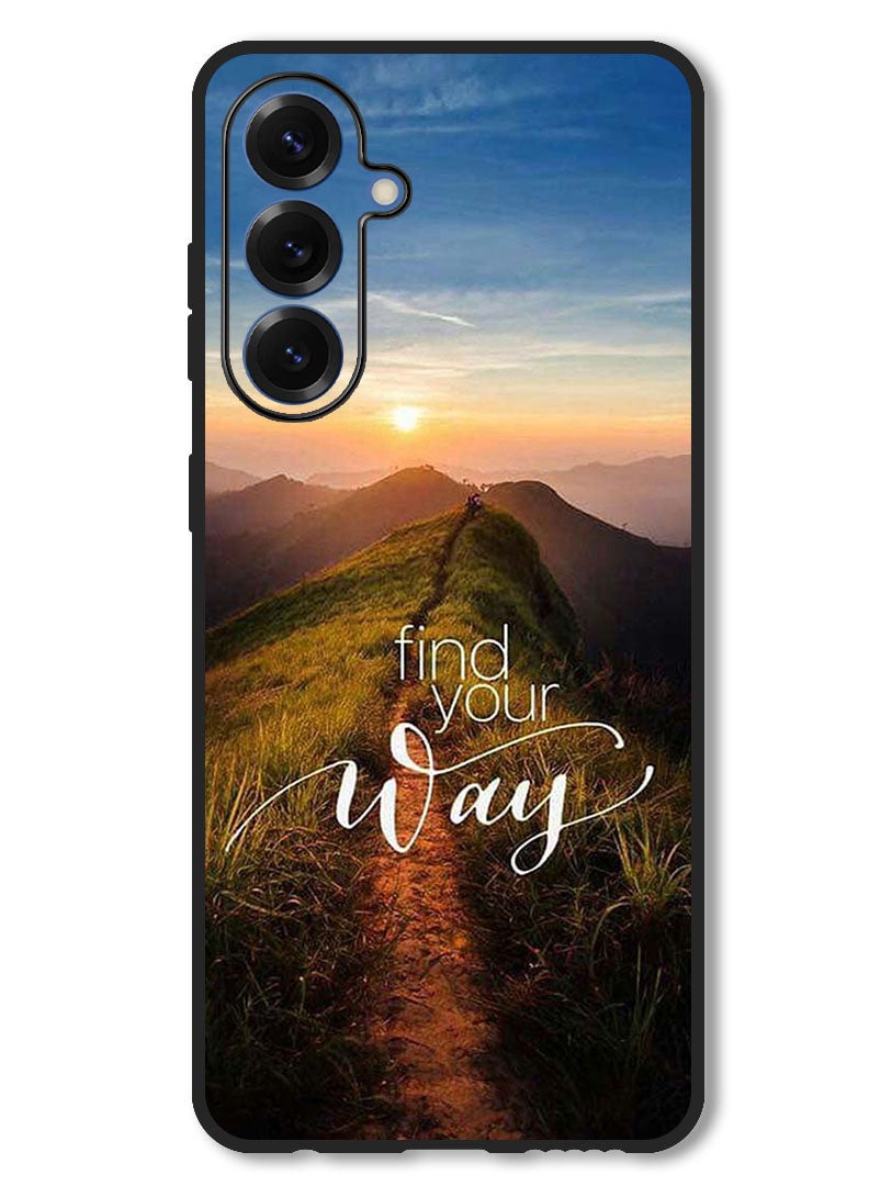 Theodor Case Compatible with Samsung Galaxy A36 Protection Shockproof Bumper Cover Find Your Way - Image 1