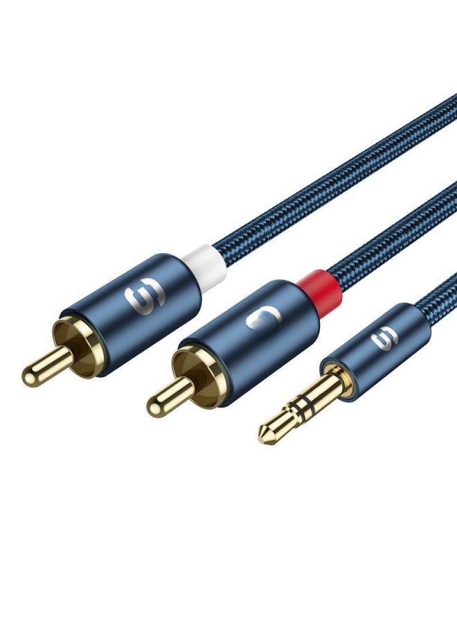 ESSAGER Magic Sound Series 3.5mm To Double Lotus Head Rca Audio Adapter Cable Audio Computer Mobile Phone Conversion - Image 5
