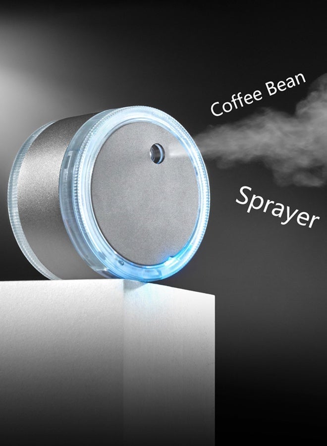 BF HOME 50ML Portable Electric Coffee Bean Sprayer with Magnetic base and Color-Changing Lights- Anti-Static Mist Spray Bottle for Grinder Anti-Fly Powder for Home Office Travel, Electric Nano-Atomizer Rechargeable Espresso Sprayer - Image 2
