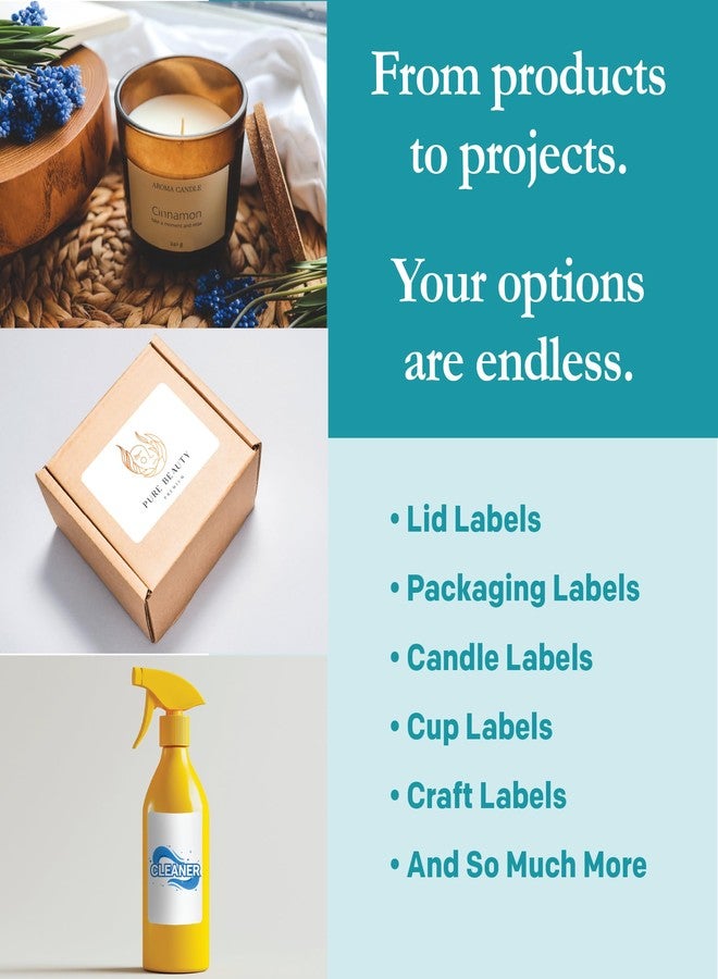 Premium Label Supply White Sticker Product/Shipping Labels – 3" x 2" – Laser/Inkjet Compatible – (10 per Sheet), 25 Sheets – 250 Total Adhesive Labels - Image 2