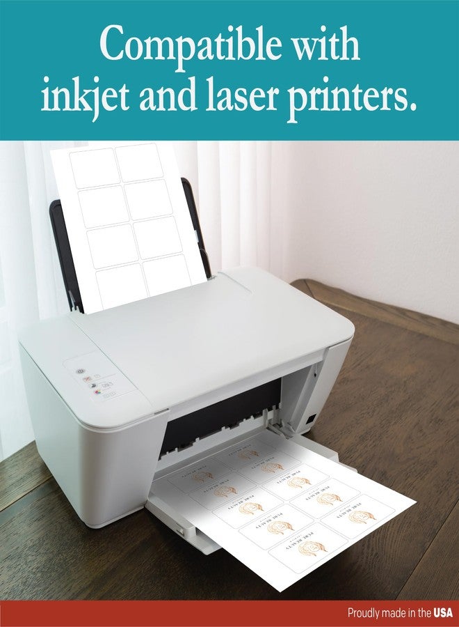 Premium Label Supply White Sticker Product/Shipping Labels – 3" x 2" – Laser/Inkjet Compatible – (10 per Sheet), 25 Sheets – 250 Total Adhesive Labels - Image 5