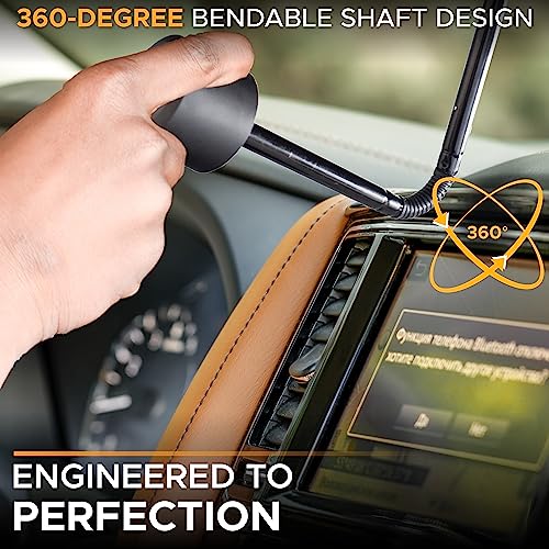 EcoNour Umbrella Windshield Sunshade for Car | Bendable Sun Visor for UV & Interior Protection | Foldable Front Window Sunshade Suitable for Sedan and SUV | Sun Blocker for Car | X-Large (57" x31") - Image 2