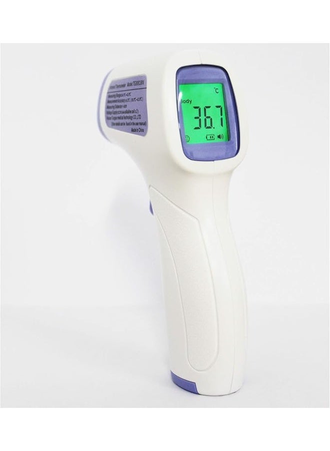 Non-Contact Infrared Forehead Thermometer – Fast & Accurate Digital Thermometer with Three-Color Backlight for Kids, Adults & Babies - Image 1