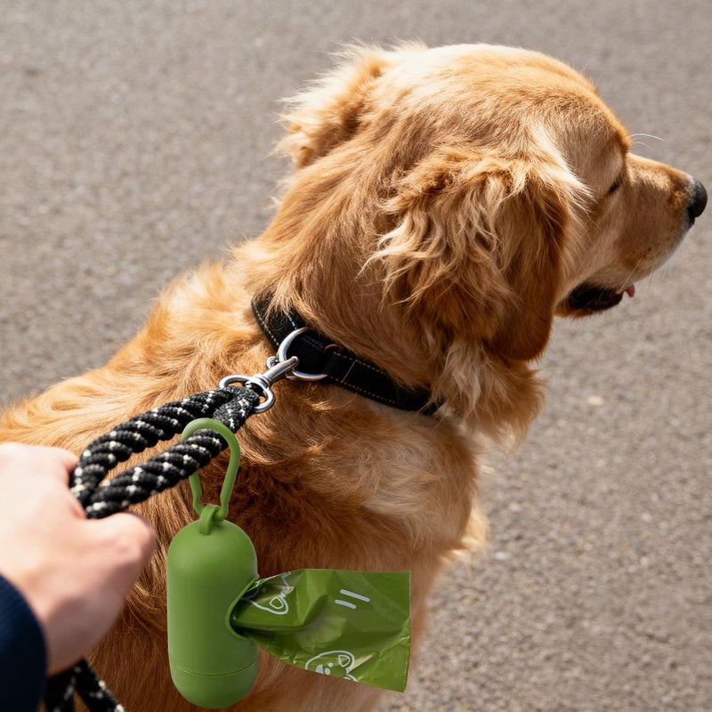 Dyforce Scented Dog Poop Bags,Leak Proof Pet Waste Bags for Dog Walking,Extra Thick and Large Cat Litter Bags for Poop,30 Refill Rolls,600 Bags,9x13",Green - Image 2