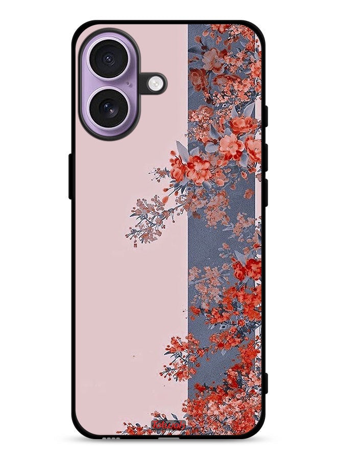Tolwak Apple iPhone 17 Protective Case Cover Tree Leaves And Flowers Art - Image 1