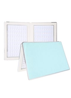 Semme Nail Display Card,Nail Color Chart Display Book 160 Slots Nail Polish UV Gel Color Display Nail Salon & Home Manicure Tool(Blue) 