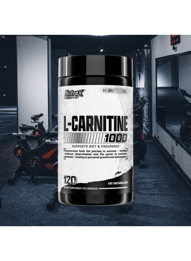 نورتكس ريسيرش كبسولات إل-كارنيتين من نيوتريكس ريسيرش - ١٢٠ كبسولة - Image 4