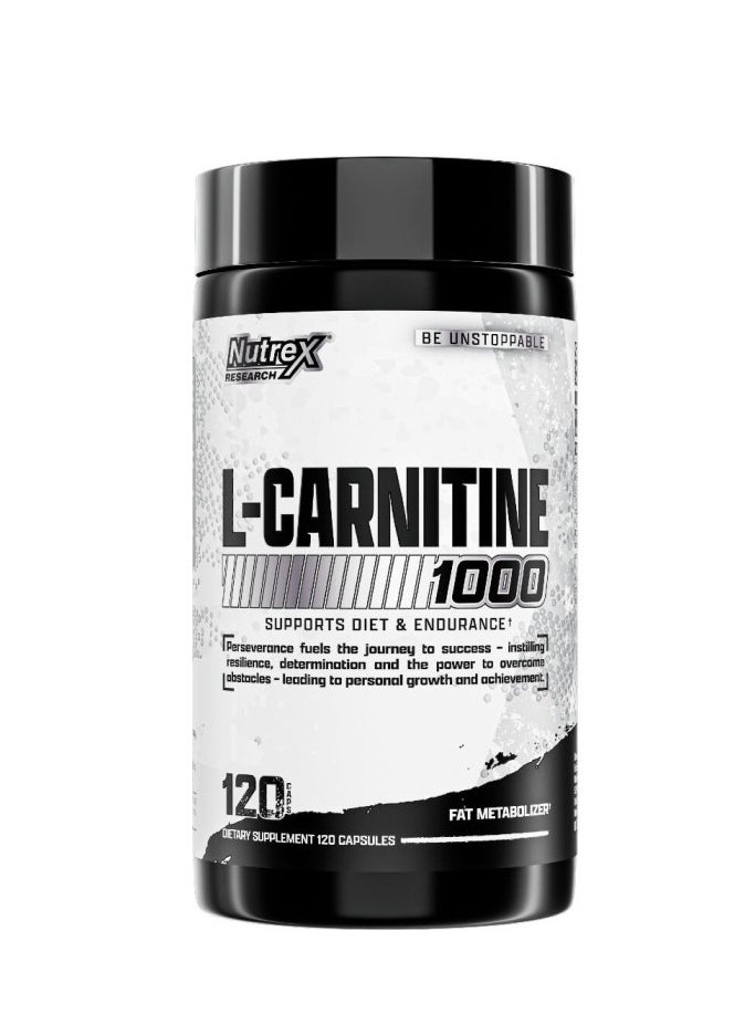 Nutrex Research Nutrex Research L-Carnitine 120 Capsules  - Image 1