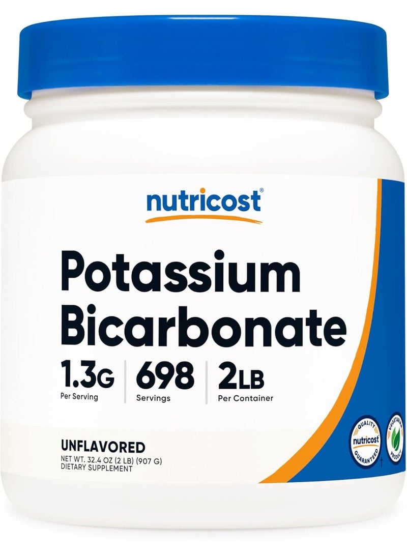 Nutricost مسحوق بيكربونات البوتاسيوم 2 رطل - خالي من الجلوتين، غير معدل وراثيًا - Image 1