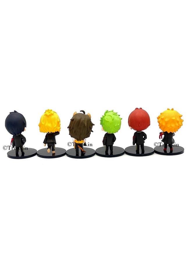 Trunkin Trunkin | Twisted Wonderland | Set of 6 Action Figures Weeb Manga Collectible Action Figure | Cake Topper Figurines  - Image 4