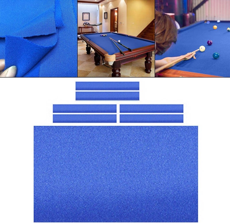 klarako Billiard Cloth, Table Felt, Snooker Indoor Sports Game Table Cloth with Cushion Cloth Strip - Image 3