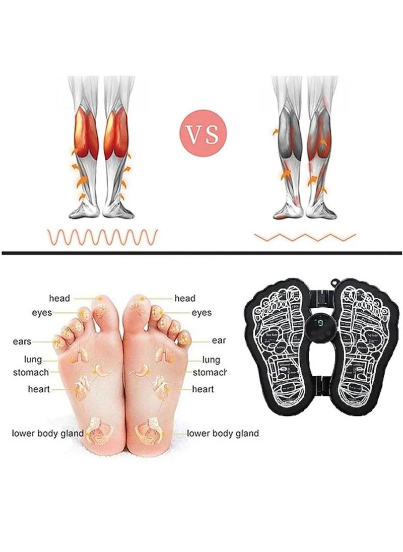 EMS Foot Massager USB Rechargeable Electric Leg Foot Massager  - Image 5