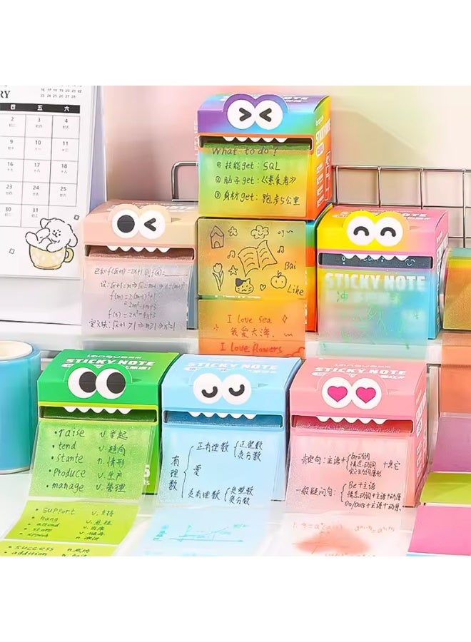 Moon Berry Cute Monster Sticky Note Cube - Image 2