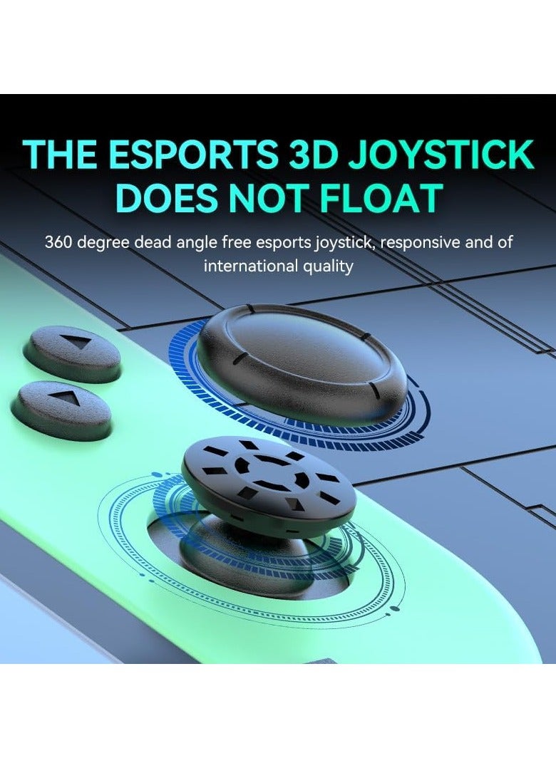 Joycon controller for Nintendo Switch, replacement with RGB LED, adjustable turbo and vibration, motion control/wake-up/screenshot  - Image 3