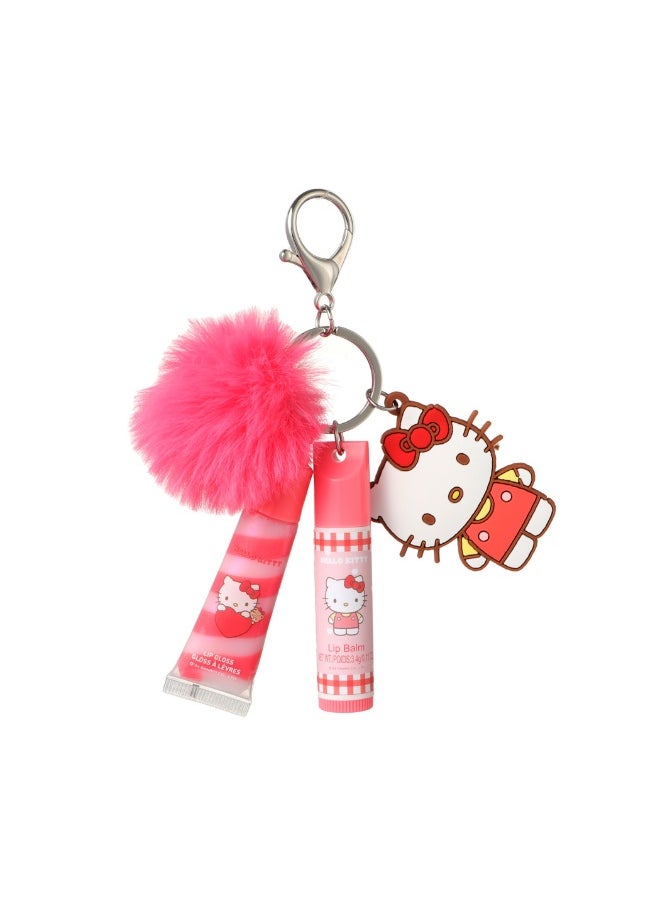 Miniso MINISO Sanrio Characters Kids' Lip Care Keychain (Hello Kitty) – Fun and Functional Lip Balm 