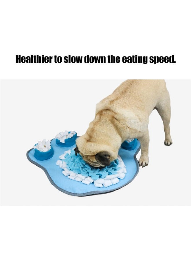 بت سجادة شم للكلاب، سجادة تغذية غير قابلة للانزلاق للكلاب من جميع السلالات، سجادة شم بطيئة التغذية للكلاب الكبيرة والمتوسطة والصغيرة، سجادة شم للكلاب لتخفيف التوتر، تغذية بطيئة - Image 4