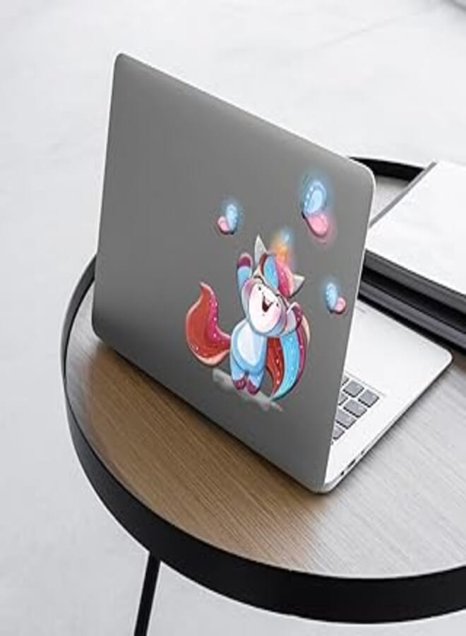 Generic Laptop skin size 15×15 on the outside and 8×7 on the inside, removable Laptop skin, Sticker multi-colored, transparent vinyl plastic sticker - 6221243348665