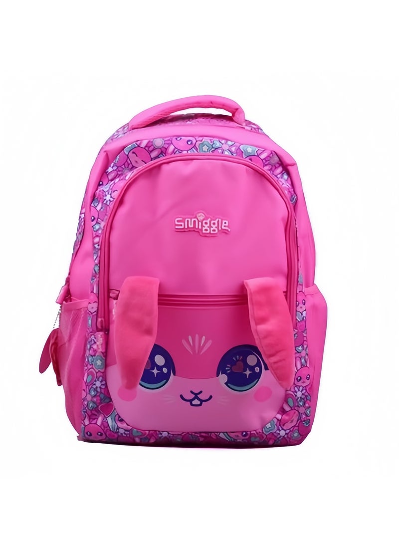 Smiggle Smiggle Girl Student Cartoon Print Schoolbag Elementary and Middle School Students Children's Backpack Outdoor Leisure Bbag Backpack 42*30CM 