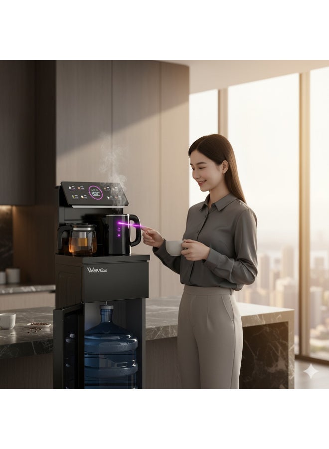 wavetech Wave Tech Smart Coffee Corner: 24H Multi-Function Coffee and tea with Touchscreen, Aesthetic Black - Image 2