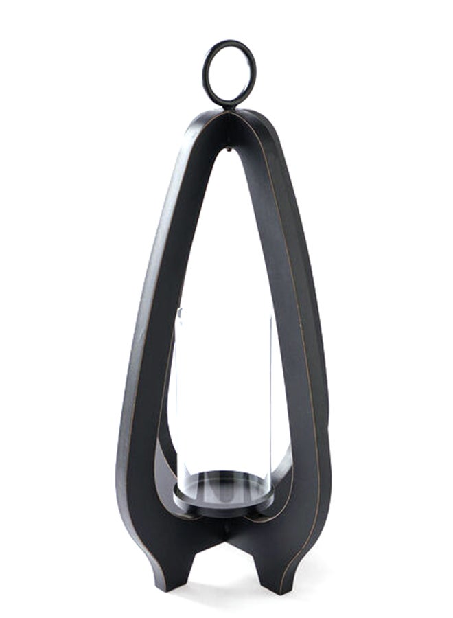 هومز فانوس خشب اسود مقاس 28* 55 سم - Image 1