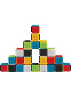 infantino Infantino Multi-Color Press & Stay Sensory Blocks Toy  - Image 2
