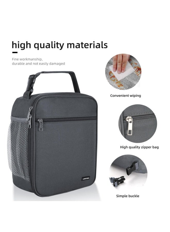 نيبمينينت علبة غداء حقيبة غداء للرجال والنساء معزولة لحافظة الغداء حقائب للعمل والنزهات والسفر - Image 3