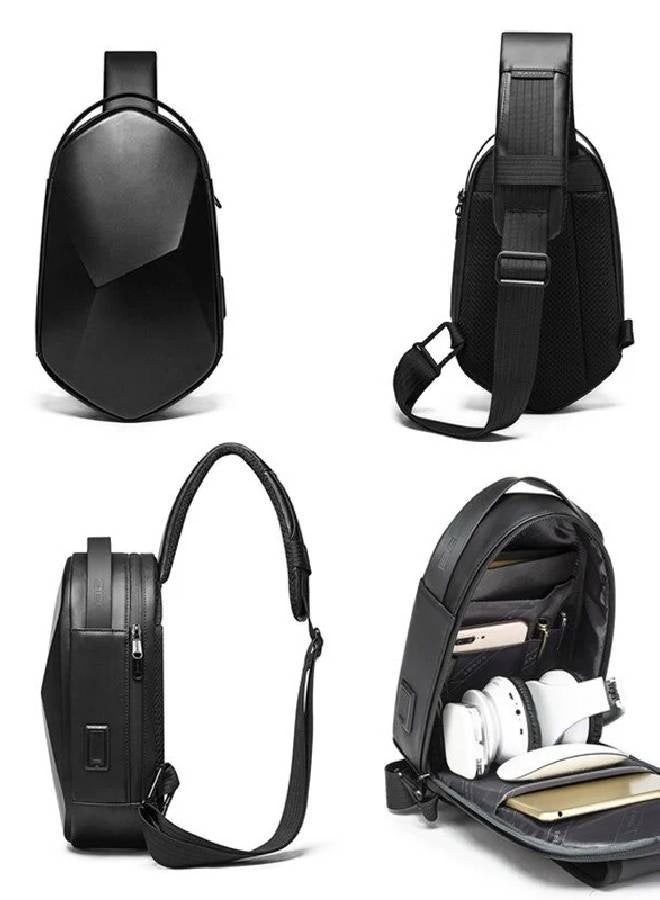 BANGE 7213 Waterproof Sling Chest Bag Large Capacity BANGE New Oxford - Image 4
