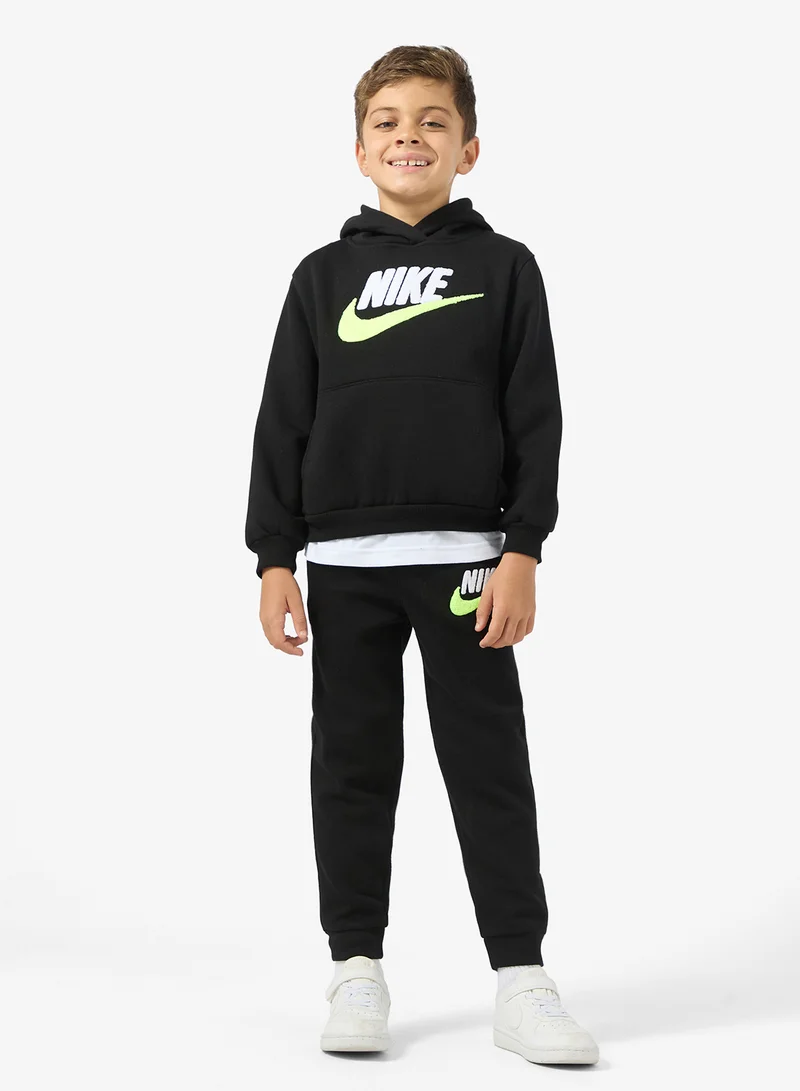 Nike Nkn Club Chenille Logo Pullover Hoodie