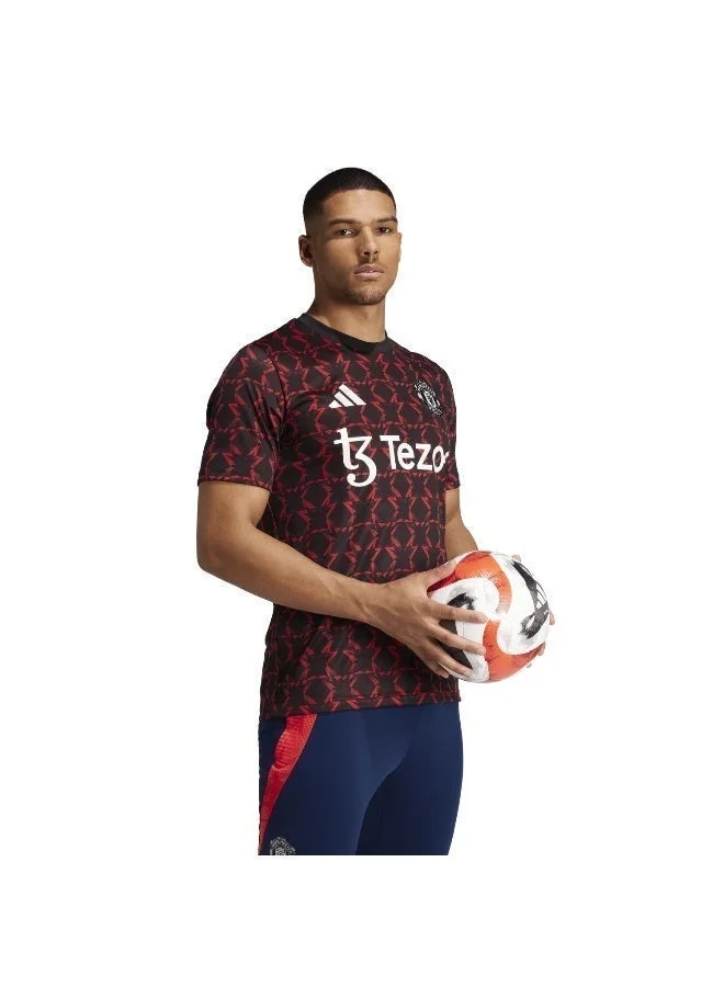 اديداس قمصان كرة قدم رجالية مانشستر يونايتد سوداء مقاس