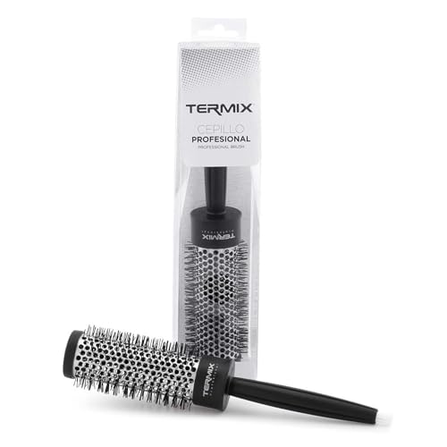 Termix Profesional Hairbrush Ø 12 mm- Aluminum Thermal Hairbrush with Nylon bristles, Ideal for All Types of Hairstyles - Image 2
