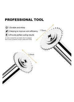 SYOSI PVC Pipe Inside Cutter, with 1/4" Hex Shank, Plumbing Internal Plastic ABS Pipe Cutter, 1-1/4" & 1-3/4" Or Larger Diameter, with Wire Saw for Indoor Outdoor Pipe Improvement (4Pcs Saw Blades)  - Image 3