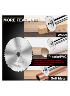 SYOSI PVC Pipe Inside Cutter, with 1/4" Hex Shank, Plumbing Internal Plastic ABS Pipe Cutter, 1-1/4" & 1-3/4" Or Larger Diameter, with Wire Saw for Indoor Outdoor Pipe Improvement (4Pcs Saw Blades)  - Image 5