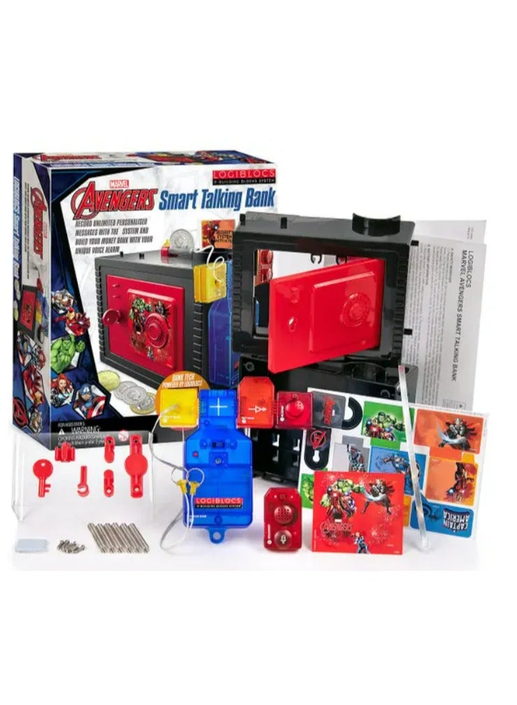 4M Logiblocks Marvel Avengers Smart Talking Bank - Image 2