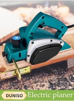 DUNISO Portable Woodworking Electric Planer, Multifunctional Electric Woodworking Planer, Electric Hand Board, With Accessories，Suitable For Furniture Processing, Wood Processing, DIY Design, Door Processing  - Image 1
