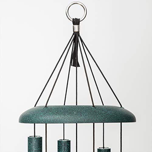 Corinthian Bells by Wind River – 30 inch Green Wind Chime for Patio, Backyard, Garden, and Outdoor Decor (Aluminum Chime) Made in The USA - Image 5