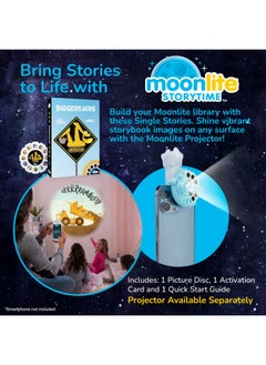 Moonlite Storytime Diggersaurs Storybook Reel, A Magical Way To Read Together, Digital Story For Projector, Fun Sound Effects, Toddler Early Learning Gifts For Kids Ages 12 Months And Up  - Image 2