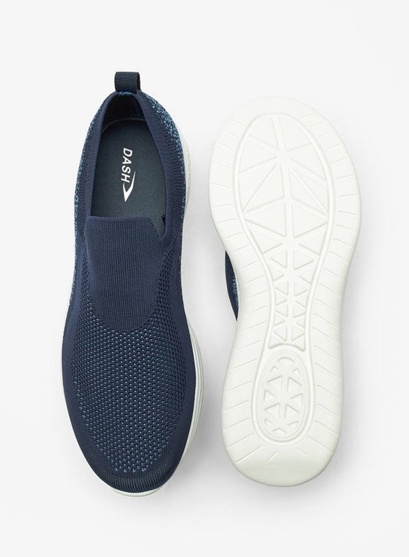 Dash Men Textured Slip On Sports Shoes - Image 4