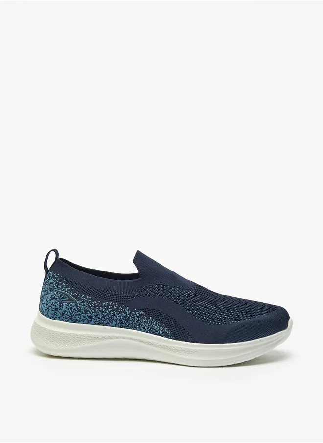 Dash Men Textured Slip On Sports Shoes