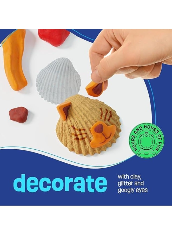 Shell Painting Craft Kit for Kids, Arts  Crafts Gifts for Boys and Girls Ages 4-8, 6-8, 8-10 - Creative Art Activity Toys, Great , Birthday Gifts for 5, 6, 7, 8 Year Old Girls - Image 3