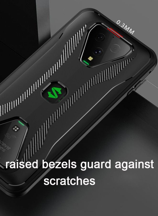 Muyixin إنه مناسب للهاتف المحمول Xiaomi Black Shark 3 / 3S (6.67 بوصة) لحماية جراب الهاتف المحمول المضاد للسقوط - Image 4
