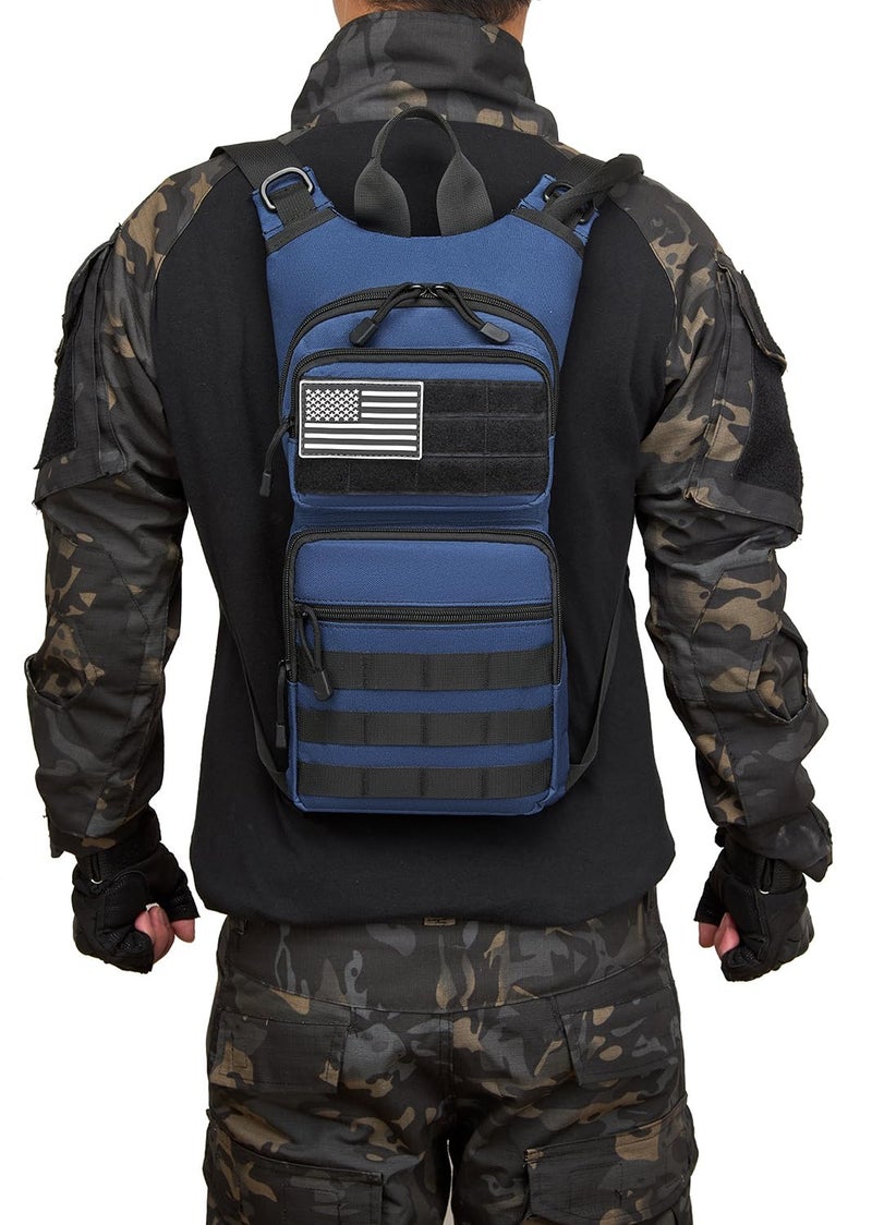 ATBP Insulated Water Hydration Pack Bag with 3L TPU Bladder Tactical Molle Hydration Backpack for Hiking Cycling Running - Image 5