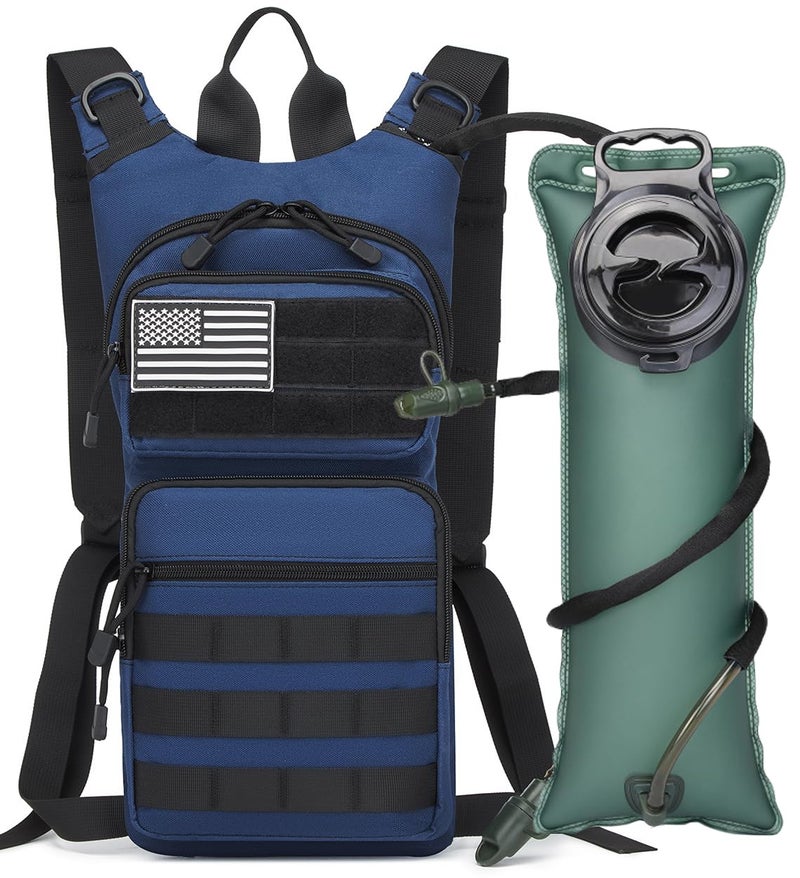 ATBP Insulated Water Hydration Pack Bag with 3L TPU Bladder Tactical Molle Hydration Backpack for Hiking Cycling Running - Image 1