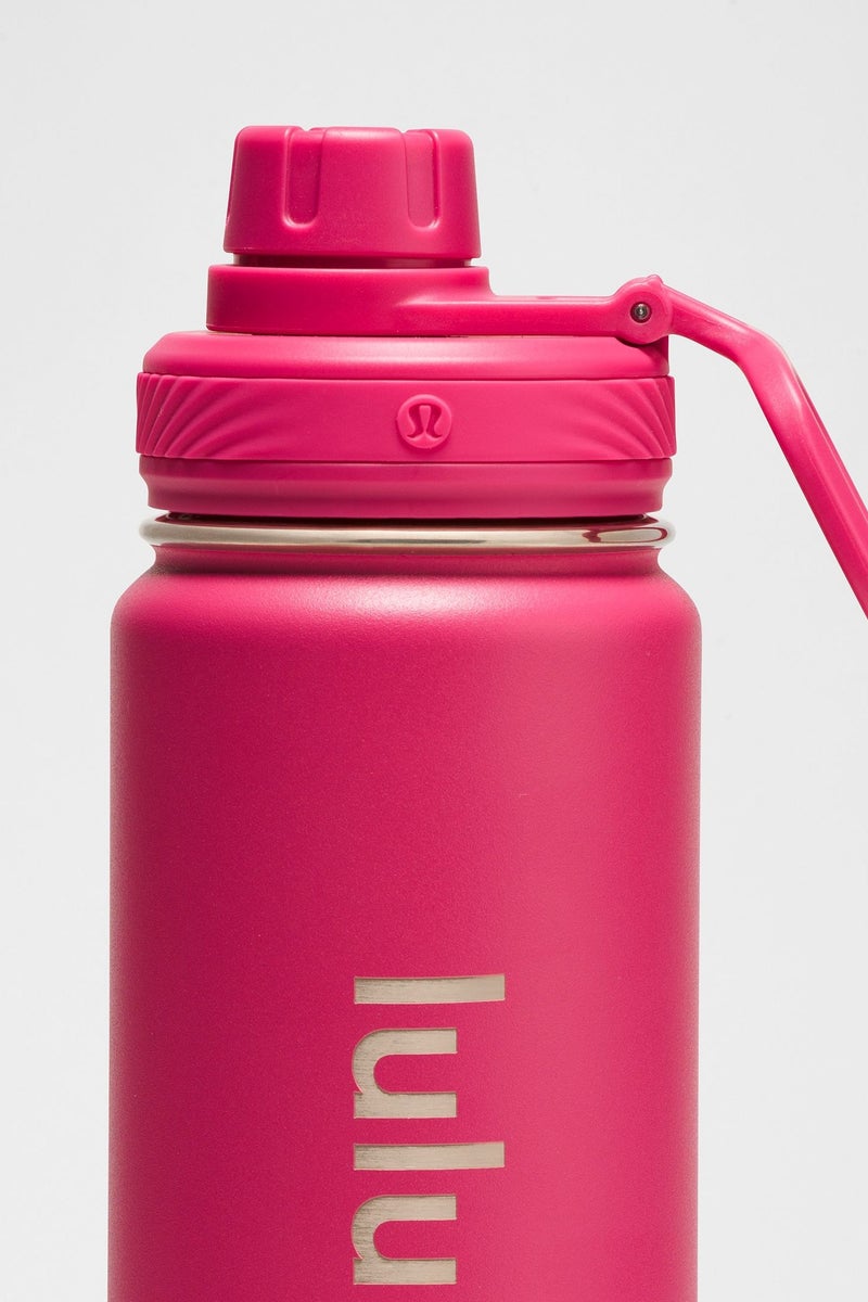 lululemonStainless steel sports vacuum insulated water bottle, suitable for holding water, iced tea, hot tea, etc., with a capacity of 710 milliliters - Image 3
