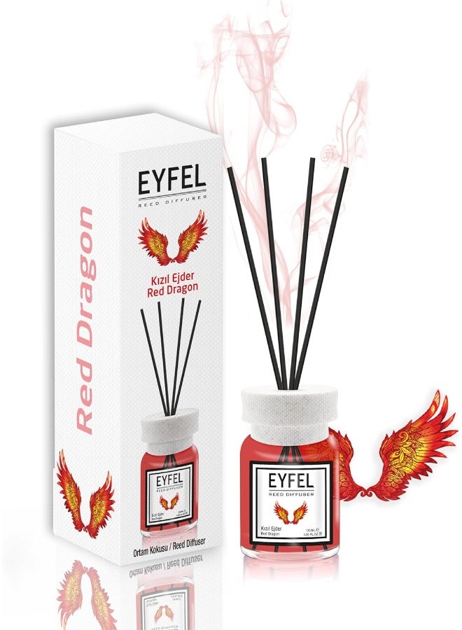 EYFEL Reed Diffuser-Red Dragon 121Ml - Image 1