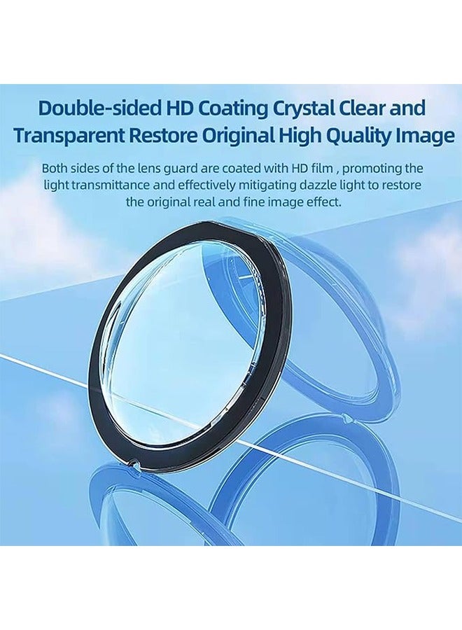 2 Pcs Lens Cover for Insta360 X3 Camera Lens Protector Kit, Panoramic Lens Protective Adhesive Waterproof Scratch Protection, Protective Film Cover Camera Protection Accessories  - Image 5