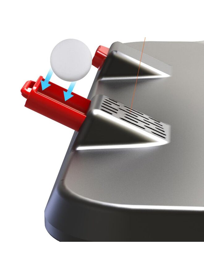 مروحة تبريد محمولة للسيارة بثلاثة رؤوس، قابلة للتعديل بسرعتين، تدور 360 درجة 12 فولت للمقاعد الخلفية مع قابس ولاعة سجائر، تدفق هواء قوي للمركبات والسيارات الترفيهية وسيارات الدفع الرباعي - Image 2