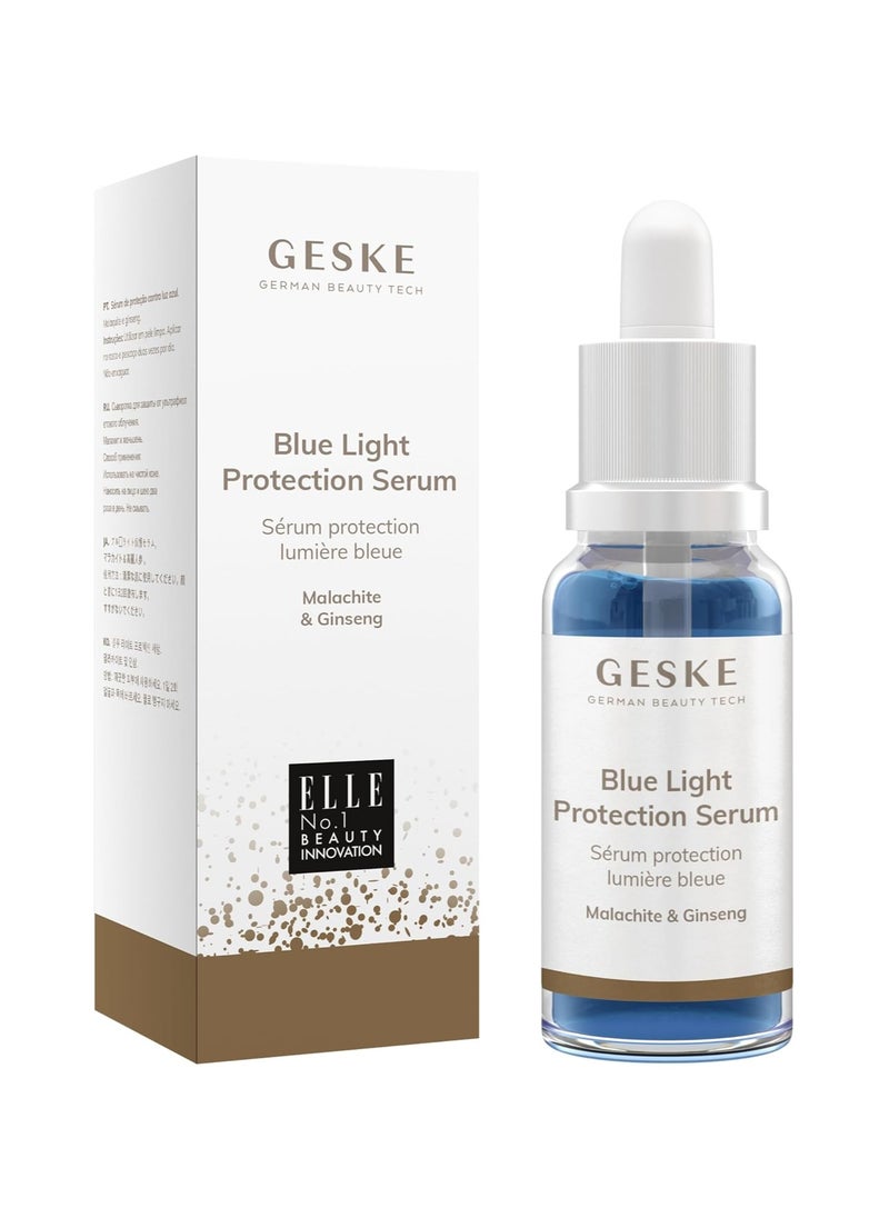 GESKE GESKE Blue Light Protection Serum | Protection Against Digital Skin Ageing During Computer Work | Against Pigment Spots | Serum | Vegan Formula | No Animal Testing | Complements GESKE SmartAppGuided™ 